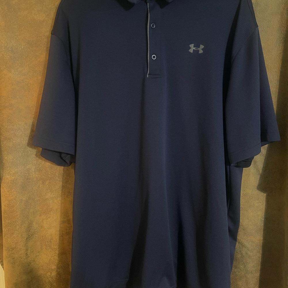 SOLD Under Armour Navy Polo Shirt Relaxed Fit